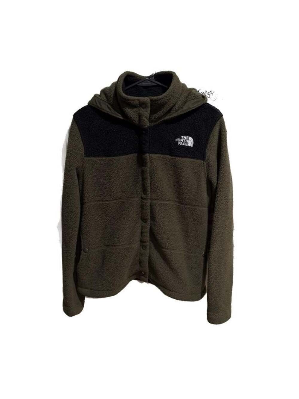 The North Face Women's Gemma Sherpa Fleece Snap-Front Hoodie Jacket